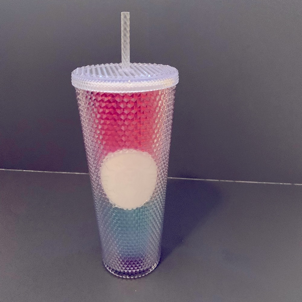 ❌SOLD❌Starbucks Rainbow Studded Tumbler